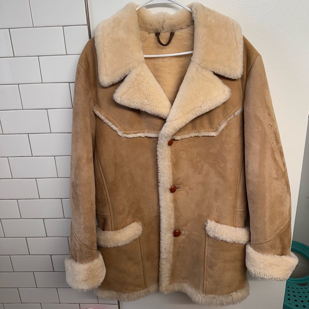 *VINTAGE* Ardney Men’s Suede & Shearling Coat